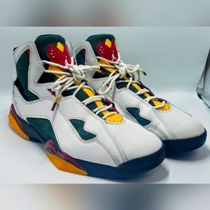 Air Jordan True Flight White Fir Amarillo CT1493-100 MENS SIZE 8